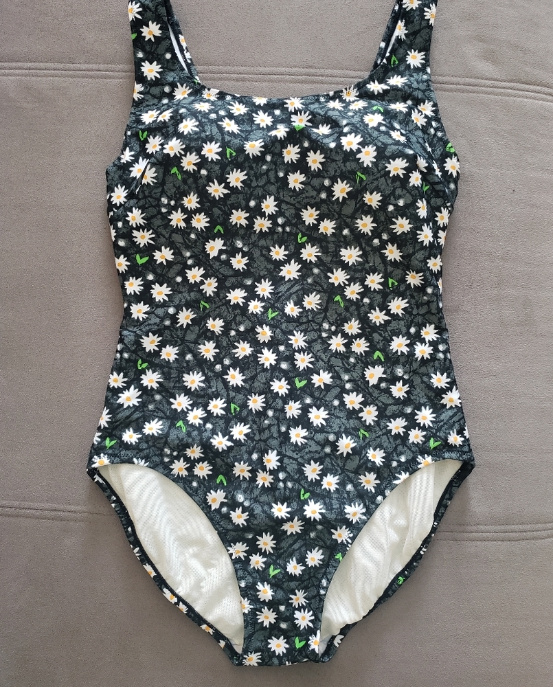 Women's Sunflower One-piece Swimsuit, SIZE 8